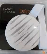 MAGNETI ZA ZAVESU - Magnet za zavese e4 - white